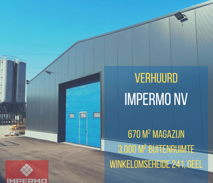 Impermo huurt in Geel