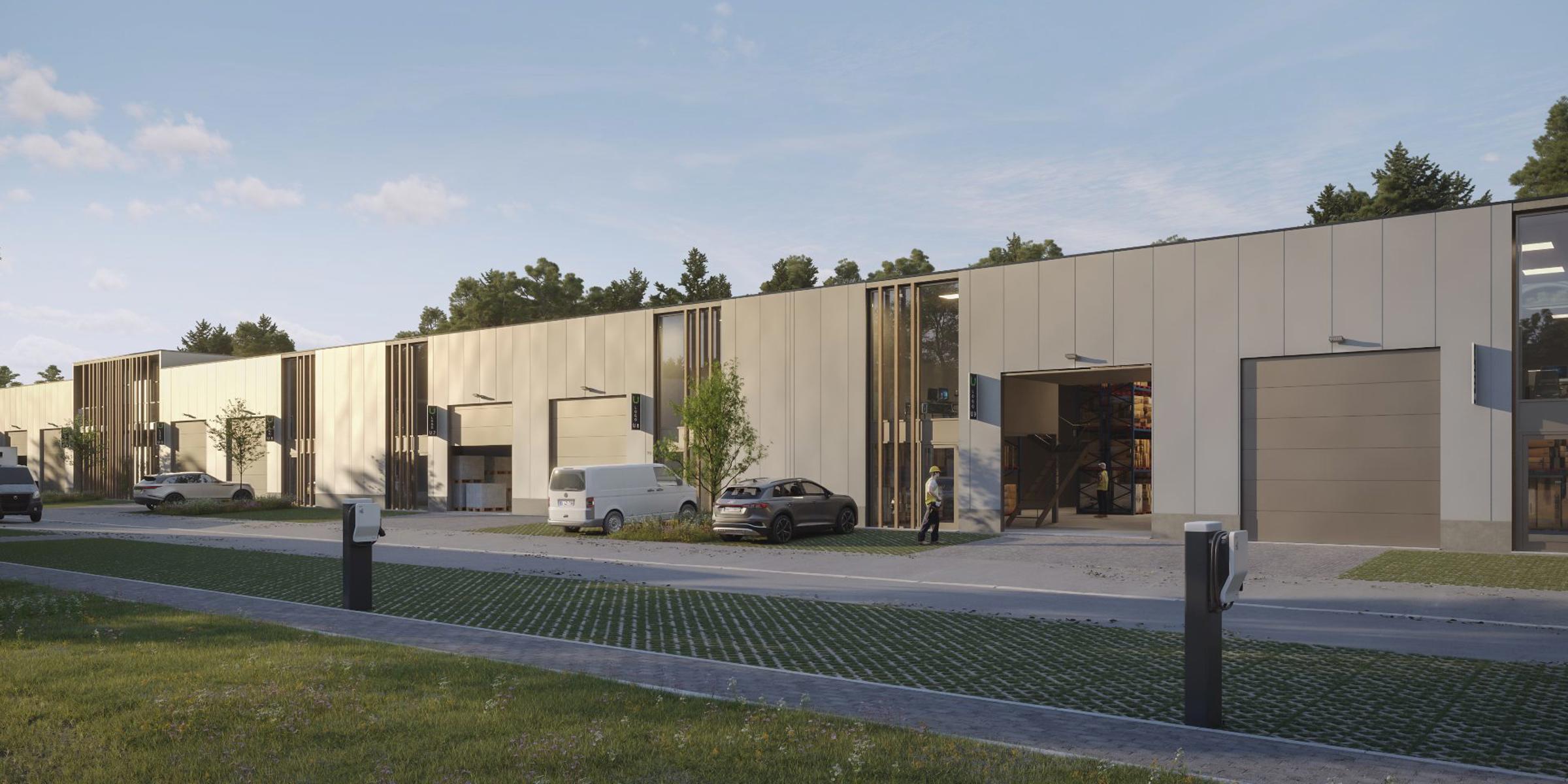 Het betreft de verkoop van 5 nieuwbouw KMO-units in het project 'WOUW' te Duffel. Dit nieuwbouwproject ligt op een uitstekende locatie nabij de E19 (Antwerpen-Brussel) en de N14 (Mechelen-Lier).
Oppervlaktes beschikbaar vanaf 198 m². De units worden cas