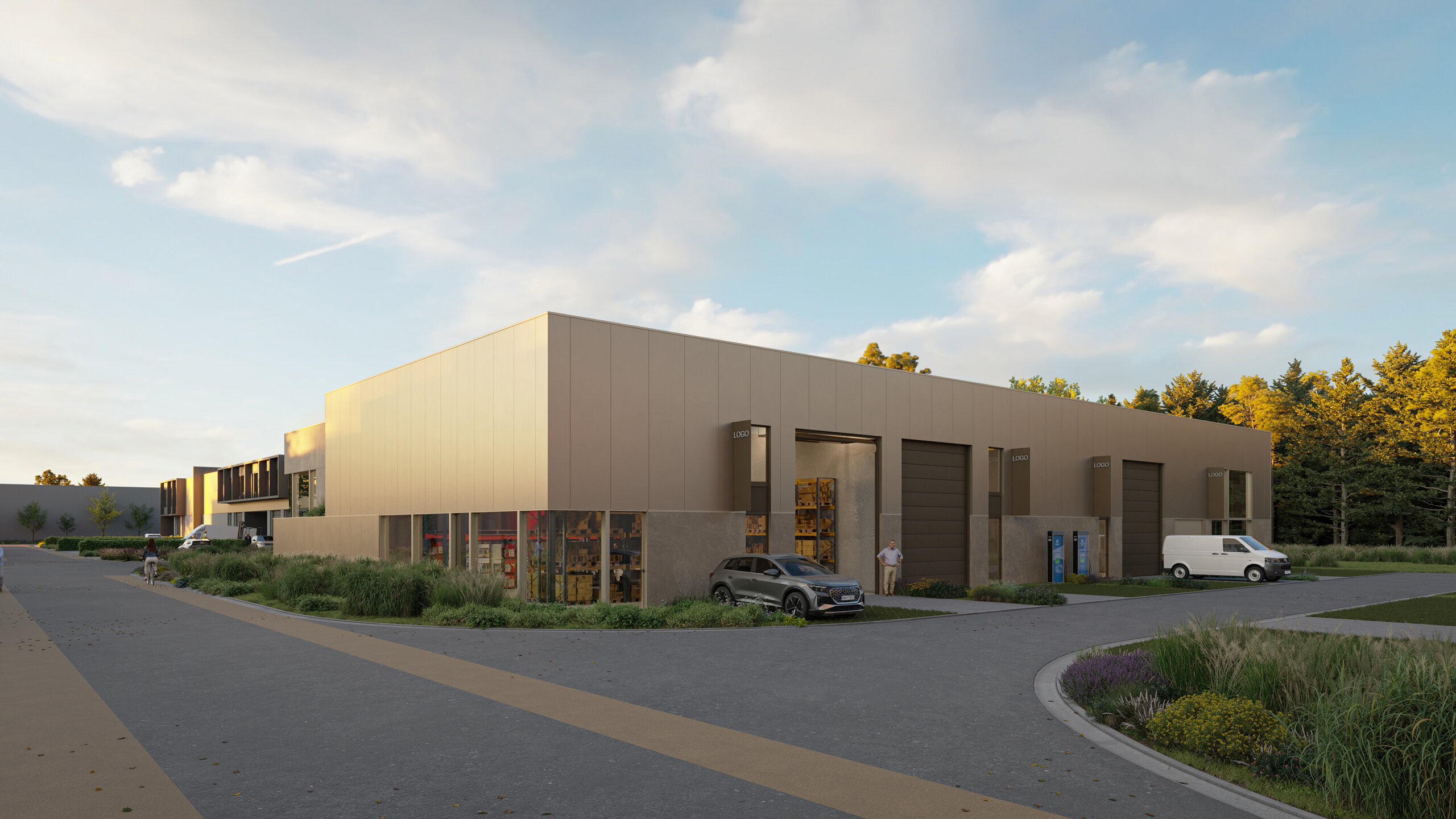 Graag stellen wij u deze nieuwbouw KMO-units voor in het bedrijvenpark Cesar te Bornem. In de eerste fase bieden wij hier nog 4 KMO-units te koop aan. Dit bedrijventerrein is uitermate strategisch gelegen in de gouden driehoek Antwerpen – Brussel – Ge