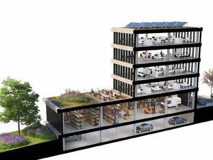 Prachtig nieuwbouwproject met een zeer gunstige ligging aan de Brusselse Ring, vlakbij Brussels
Airport en Brussel Zuid.
Dit maakt het “Drie Linden Business Park” zowel internationaal, nationaal als regionaal makkelijk bereikbaar.
De gelijkvloerse ve