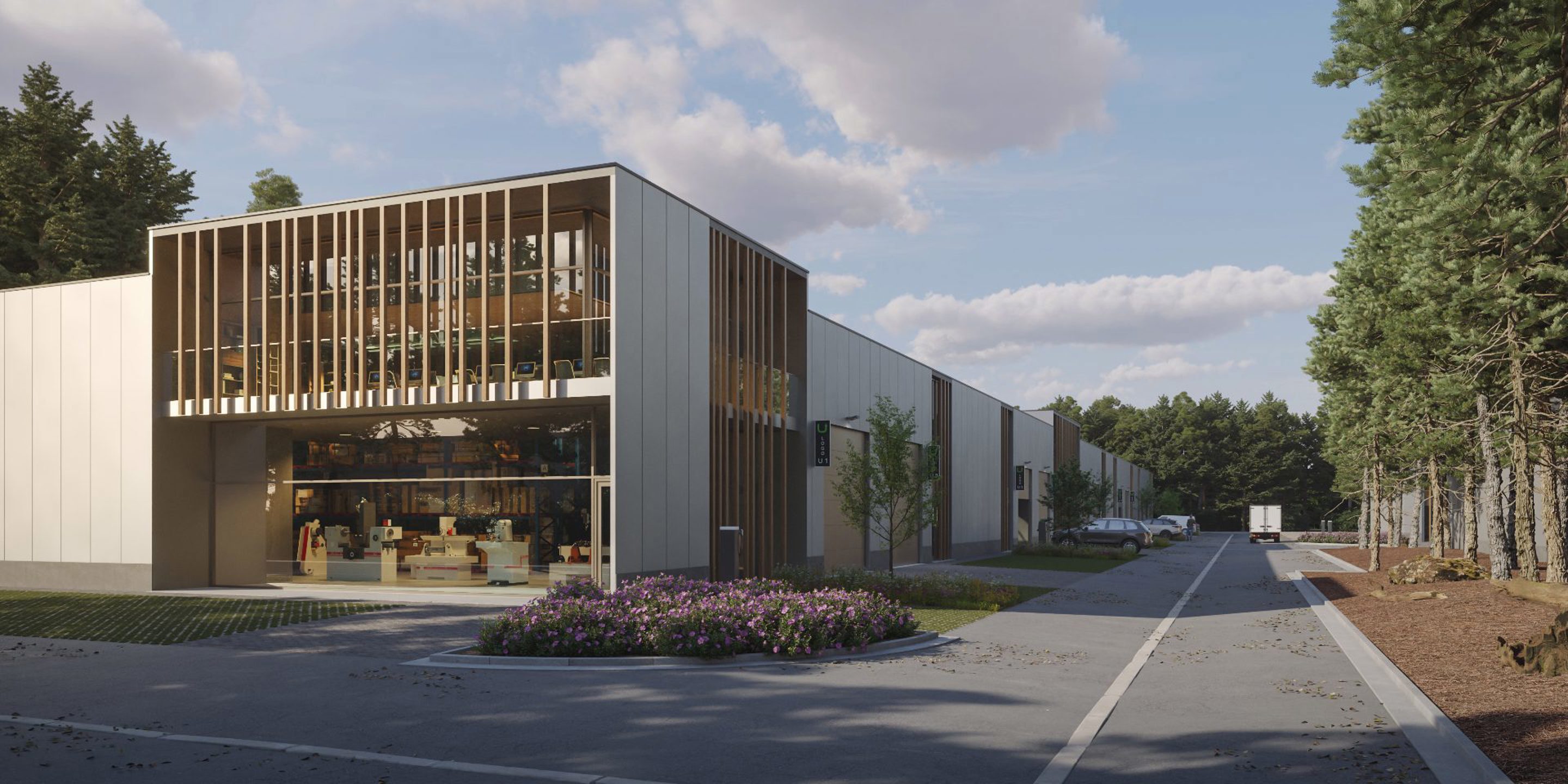 Het betreft de verhuur van twee nieuwbouw KMO-units te Duffel. Deze KMO-units zijn gelegen in het bedrijvenpark Wouw, op 5 minuten van de E19 (afritten Rumst en Mechelen-Noord).
Meerdere units van 220 m² beschikbaar. De units hebben een vrije hoogte van