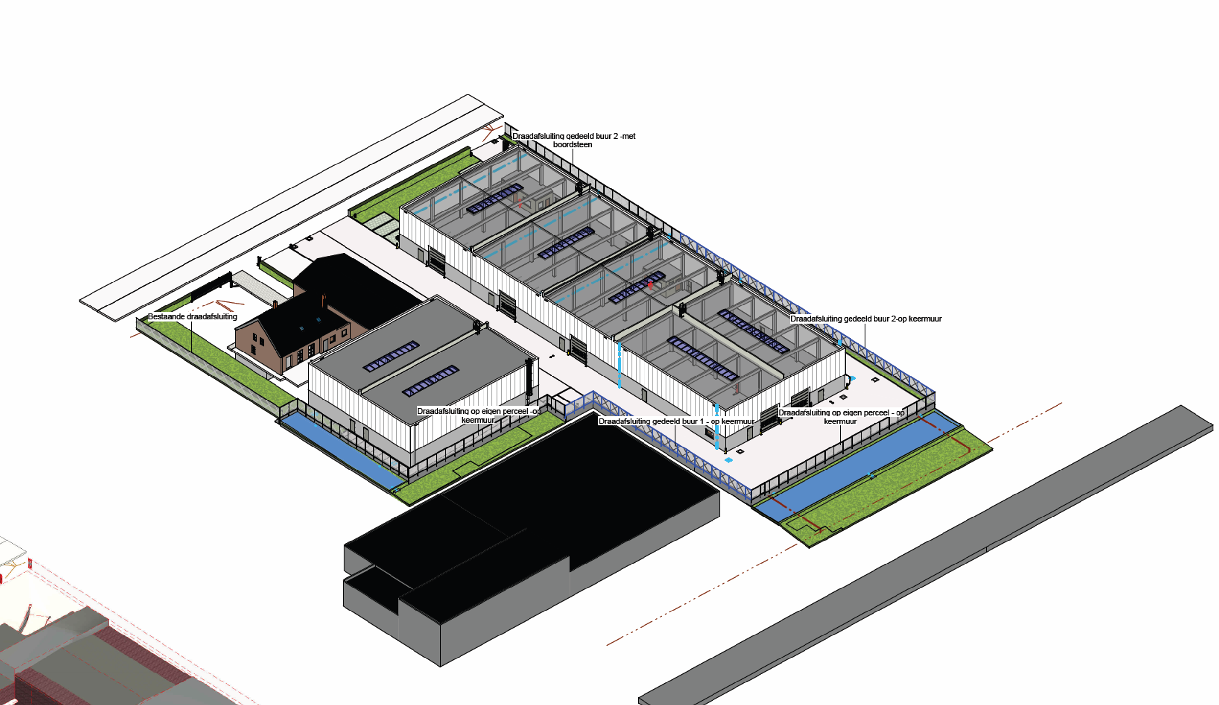 Het betreft de verhuur van 7 nieuwbouw KMO-units in de industriezone TTS te Temse. De site geniet een uitstekende ligging aan de N16, dewelke zorgt voor een zeer vlotte verbinding met de E17 (Antwerpen - Gent) en de A12 (Antwerpen - Brussel). Enkele KMO-u
