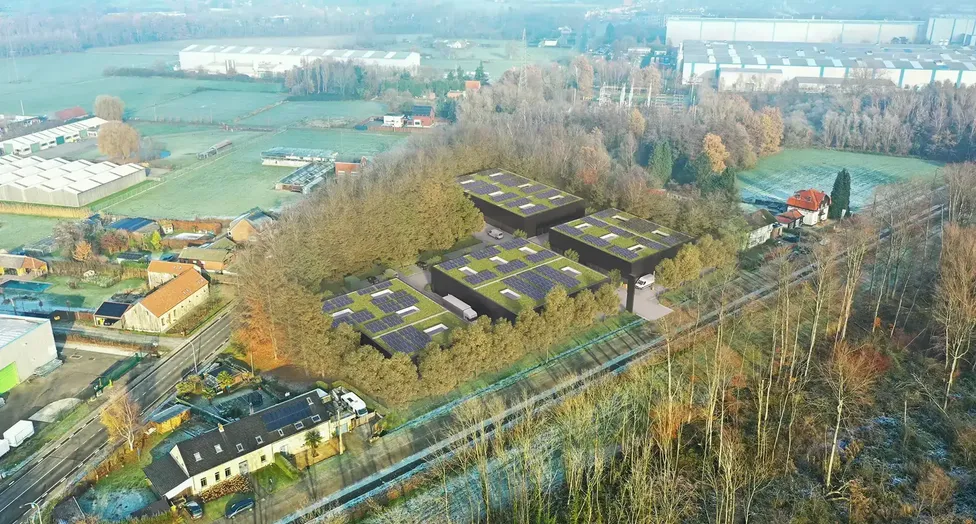 Gelegen langs de Notmeir te Duffel maken deze drie moderne bedrijfsunits deel uit van het recente “Duffel Business Park”, een kwalitatief nieuw KMO-project op een strategische locatie tussen Antwerpen en Brussel.
Het bedrijvenpark bevindt zich tussen