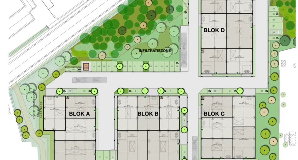Gelegen langs de Notmeir te Duffel maken deze drie moderne bedrijfsunits deel uit van het recente “Duffel Business Park”, een kwalitatief nieuw KMO-project op een strategische locatie tussen Antwerpen en Brussel.
Het bedrijvenpark bevindt zich tussen