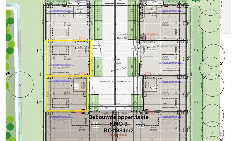In dit nieuwbouwproject in industriezone 'De Vloeiende' te Kapellen bieden wij deze twee KMO-units te huur aan. Het project is zeer centraal gelegen in de regio Kapellen/Ekeren/Brasschaat en biedt een vlotte verbinding met de Antwerpse Haven.

Deze units 