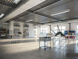 Het betreft de verhuur van een atelier in een gerenoveerd bedrijfsgebouw gelegen op de voormalige site van drukkerij Proost, in de industriezone Everdongen te Turnhout. De site geniet een uitstekende en centrale ligging, vlakbij oprittencomplex 24 (Turnho