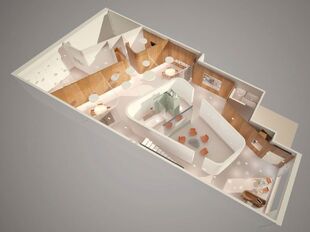 Deze hoogwaardige gelijkvloerse showroom van 284 m&sup2; combineert uitstraling met een functionele indeling en is geschikt als showroom, kantoorruimte of opleidingslocatie (diverse sectoren). B2C-activiteiten zijn niet toegestaan.

De ruimte is afgewerkt met