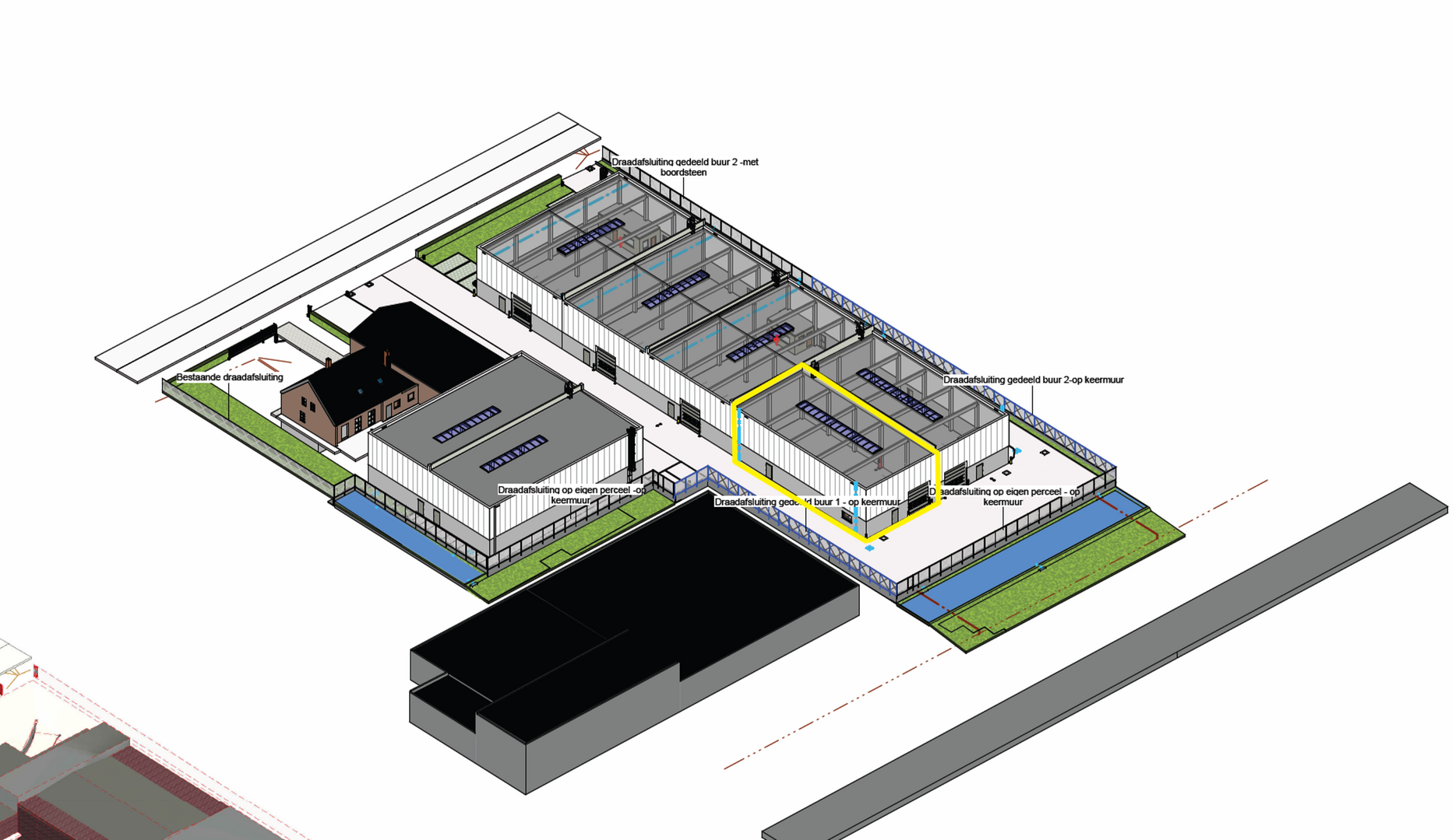 Het betreft de verhuur van een nieuwbouw KMO-units in de industriezone TTS te Temse. De site geniet een uitstekende ligging aan de N16, dewelke zorgt voor een zeer vlotte verbinding met de E17 (Antwerpen - Gent) en de A12 (Antwerpen - Brussel). Deze KMO-u